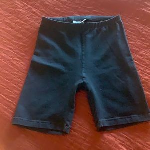 Black “bike” shorts size large. Good basic.